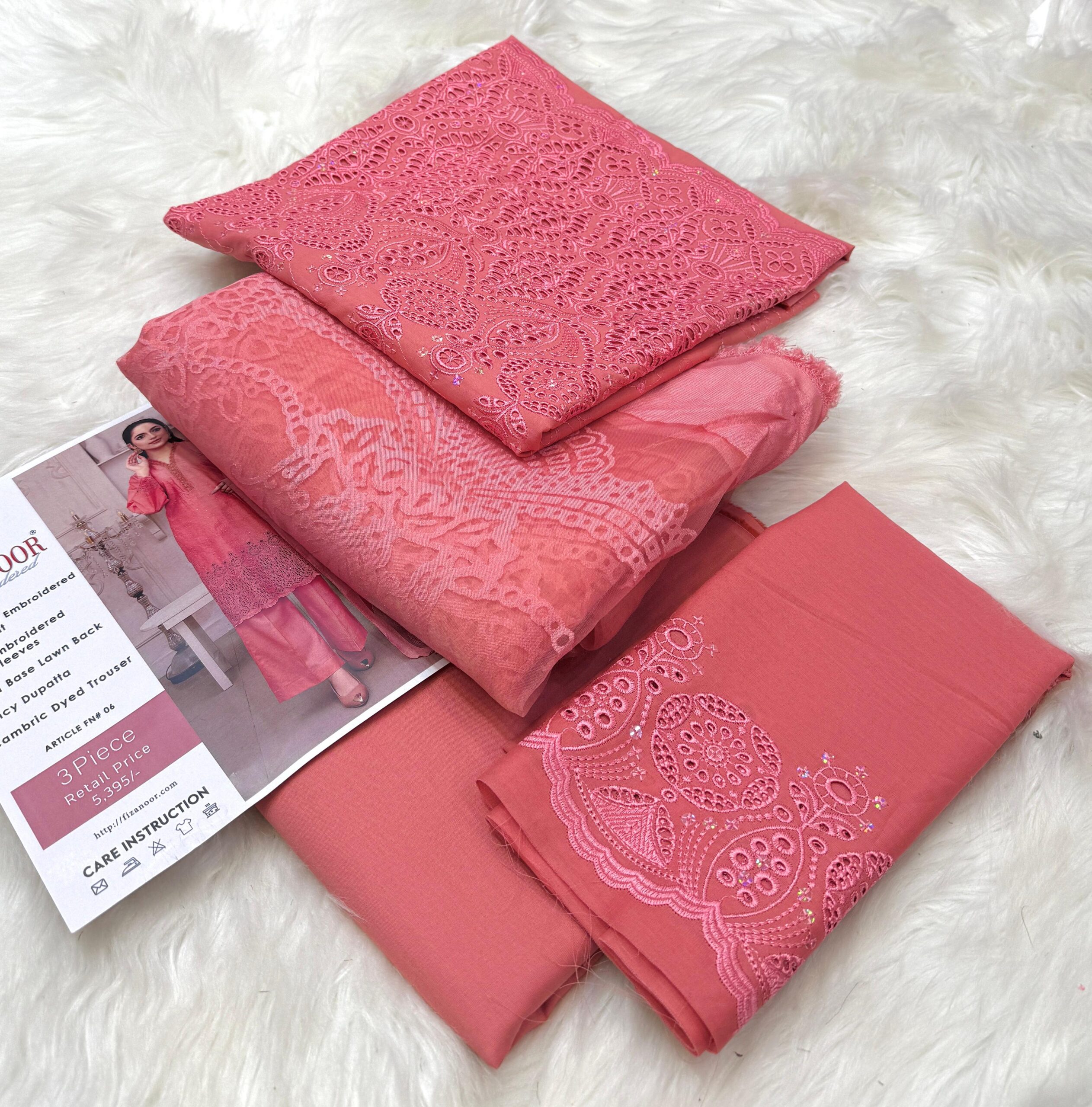 3 Piece Stitched Printed Lawn Suit AN-FN32025